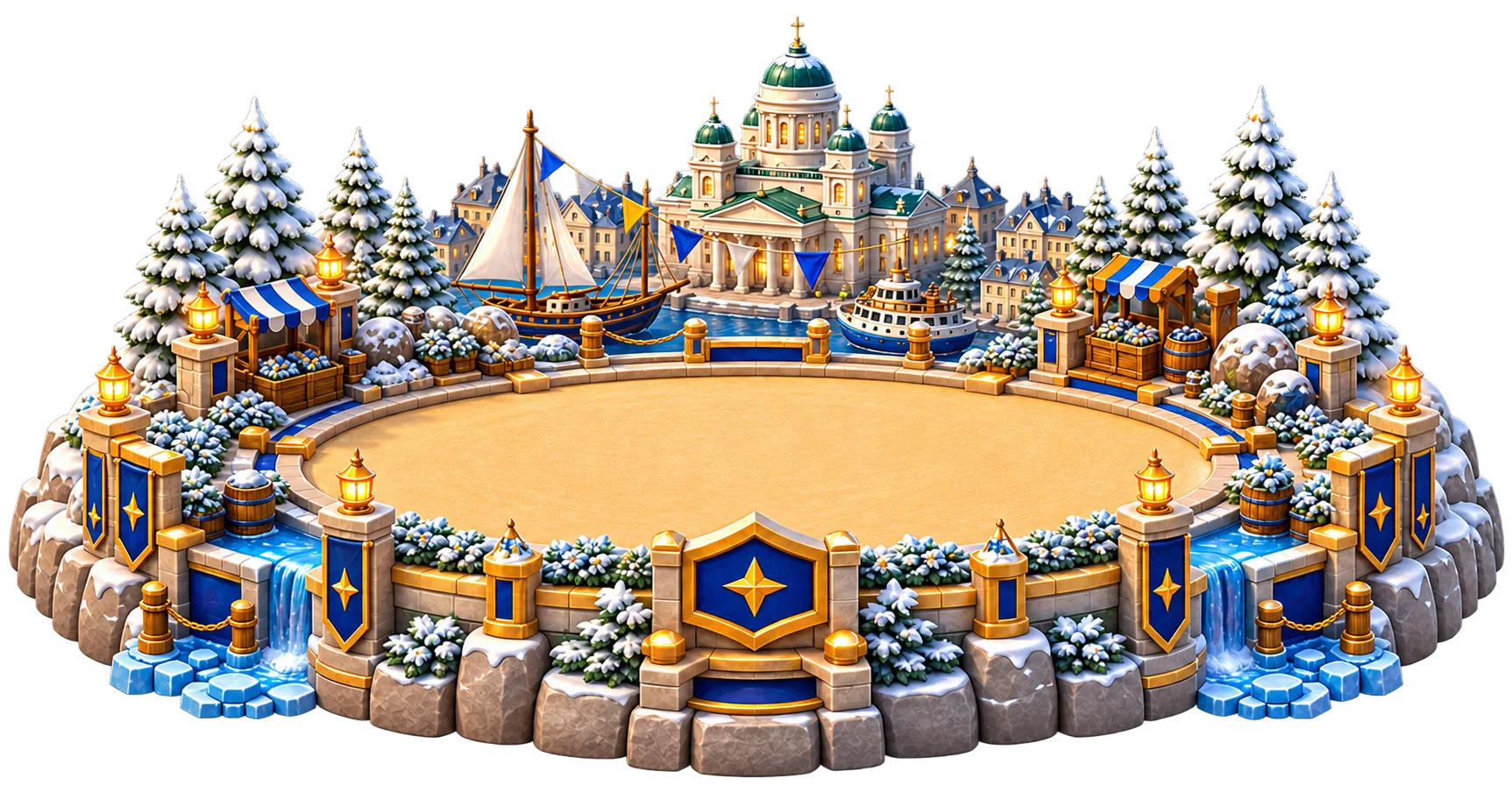 Helsinki — arène de FiftyRoyale